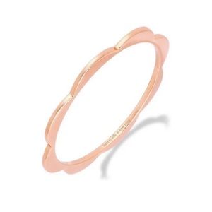 $78 Kate Spade slender scallops bangle bracelet in rose